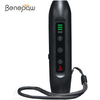 Benepaw Ultrasonic Dog Repeller Bark Deterrent 3 In 1 Flash Light Training Anti-Barking Device USB ชาร์จในร่มกลางแจ้ง