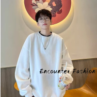 Encounter Fashion เสื้อยืดผู้ชาย เสื้อผู้ชาย เสื้อยืดผู้ชาย เสื้อยืด สไตล์เกาหลี MWY2300KZW 42Z231017