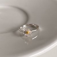 hot sale ♬A.piece แหวนเงินแท้ all silver 925 Daisy Ring แหวนเดซี่ (144)✦