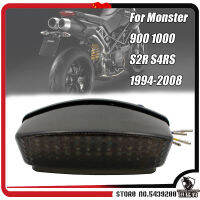 สำหรับ Ducati Monster 900 1000 S2R S4 S4R 1994-2008 LED ไฟท้ายเบรคไฟท้ายแบบบูรณาการไฟเลี้ยว