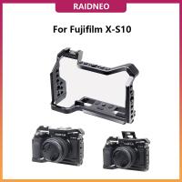 XS10 X-S10 Full Camera Cage for Fujifilm X-S10 Fuji Camera Metal Rig Extention Frame Protective Cage with Cold Shoe ARRI Holes