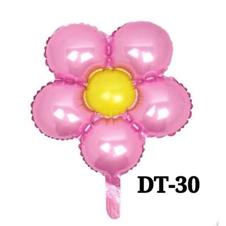 ลูกโป่งฟอยล์ดอกไม้-ขนาด16นิ้ว-ดอกไม้สีสันสดใส-ใช้ประดับตกแต่ง-dt