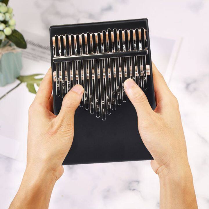 17-keys-kalimba-ไม้สนเครื่องดนตรีนิ้วโป้งเปียโนสำหรับผู้เริ่มต้น