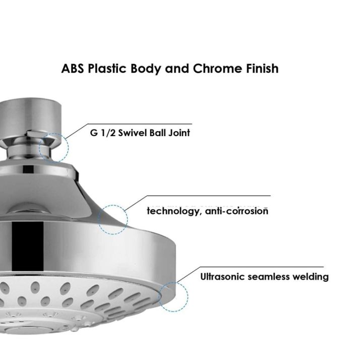 shower-head-high-pressure-5-settings-showerhead-with-adjustable-swivel-ball-joint