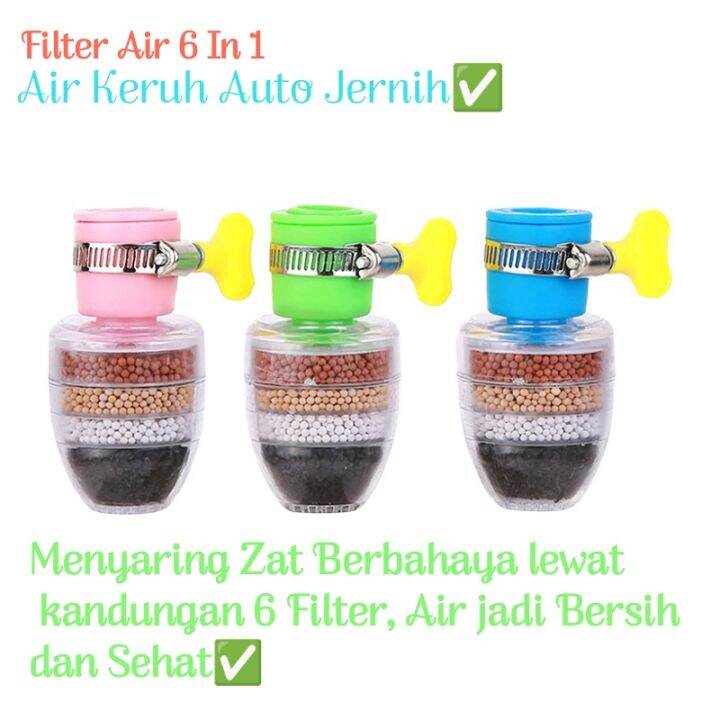 Saringan Filter Air Kran Filter Penjernih Air Dengan Lapis Filter