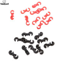 Studyset IN stock 10pcs/set Bicycle Brake Cable Buckle S Style Clips Hose Guide Bike Cross Line Clip