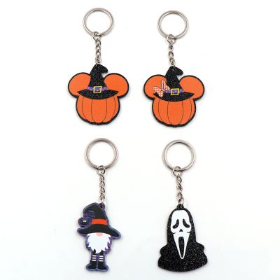 The new listing CN Ghost pumpkin Gnome Unisex TRENDY Halloween Acrylic Keychain Key Chains