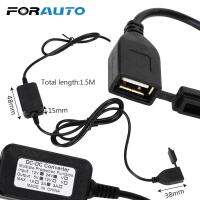 Forauto ตัวแปลงเต้ารับไฟฟ้าพอร์ต Usb แฮนด์จักรยานยนต์สำหรับที่ชาร์จ Gps โทรศัพท์ Dc 5V อะแดปเตอร์2a ซ็อกเก็ต Usb รถจักรยานยนต์