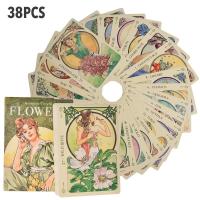 Oracle Flowers Leisure Cards เกมกระดานปาร์ตี้ไพ่ทาโรต์คำทำนายทำนายดวงชะตา