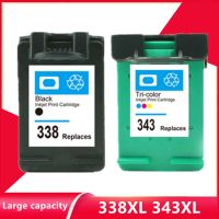 338XL 343XL Remanufactured Ink Cartridge Replacement For HP 338 343 For HP338 Deskjet 5740 6520 6540 6840 Photosmart 8150