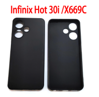 BLKNAIM For Infinix Hot 30 4G /Infinix Hot 30i เคสเปิดเครื่องจริงสีดำกรอบสีดำสีดำรวมทุกอย่างเคสโทรศัพท์หนังโทรศัพท์