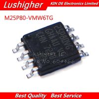 10PCS M25P80-VMW6TG 25P80 25P80VG SOP8 5.2MM New Original WATTY Electronics