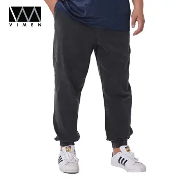 2023 New Hip Hop Harem Jeans Pants Men Loose Joggers Denim Casual Sweatpants  Korea Ankle Length