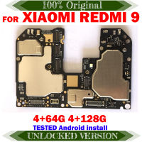 TDHHX ทำงานเต็มรูปแบบสำหรับ Xiaomi Redmi 9 RedMi9เมนบอร์ด4G + 64G 4G + 128G 100 ปลดล็อก Original Logic Board Mainboard