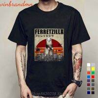 Fashion Ferretzilla Funny Ferret T-Shirt Gift For Ferret Lovers Tshirt Funny Men Tees Tops Japanese Sunset Harajuku Streetwear