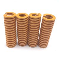 【LZ】 1PCS Yellow Long Light Load Stamping Compression Mould Die Spring Outer Diameter 25mm Inner Diameter 12.5mm Length 25-300mm