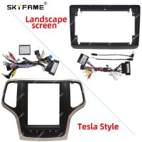 SKYFAME Car Frame Fascia Adapter Android Radio Dash Fitting Panel Kit For Jeep Grand Cherokee