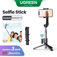 【Selfie Stick 】UGREEN BluetoothTripod Stand for iPhone 15 14 13 Pro Max Samsung Xiaomi  Model: 50758