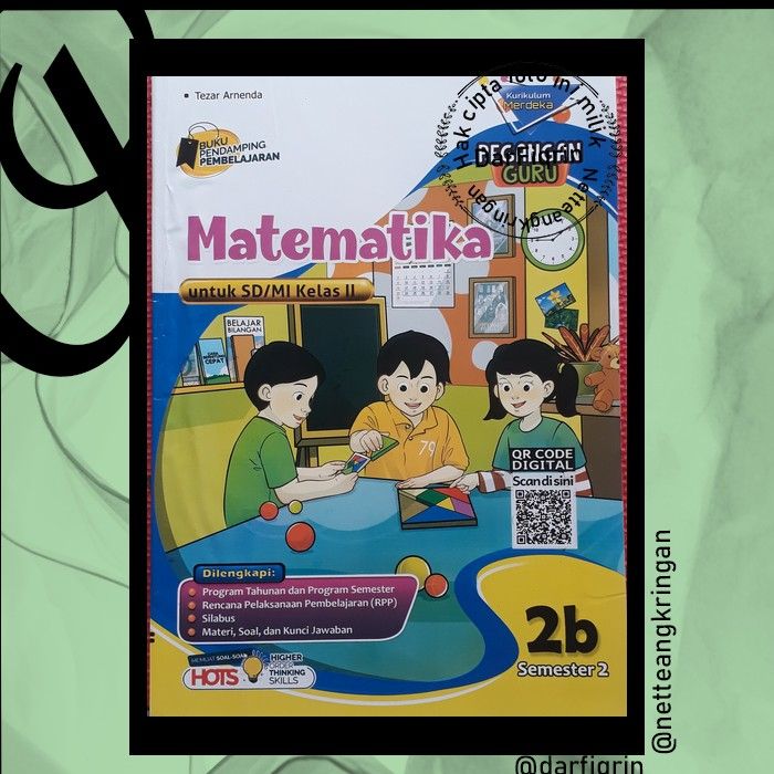 Pegangan Guru Matematika Kelas 2 Semester 2 Sdmi Kurmer Hots Lazada Indonesia 7660