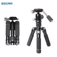 ESCAM Tripod For Dslr Camera ขาตั้งสามขาสำหรับโทรศัพท์มือถือ XILETU FM5C ขาตั้งกล้องตั้งโต๊ะพร้อมหัวบอลสำหรับกล้อง Nikon Canon DSLR Mirrorless สมาร์ทโฟน