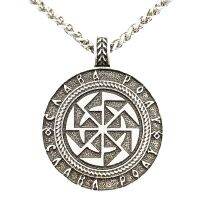 【CW】 Slavic Kolovrat Pendant Jewelry Making Wicca Pagan Amulet Charms Mens Metal Pendants Necklaces