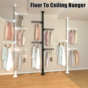 Floor to discount ceiling clothes pole