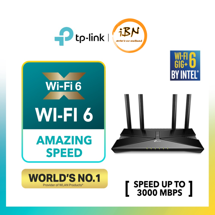 TP-Link Archer AX50 Wifi 6 Band Wireless Router Lazada Power Dual AX3000 router With Homecare High Gigabit 
