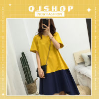 QJshop ?ชุดเดรสสุดน่ารัก สีสันทูโทน นับเบอร์วันทุกยุคทุกสมัย? ใส่แล้วน่ารักเวอร์ ผ้านิ่มใส่สบาย บอกเลยว่าต้องลอง?