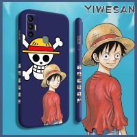 Yiเวสของสำหรับ Tecno Spark 7 Tecno Spark เคส7 T พร้อมเคสกันกระแทกลายการ์ตูน Luffy ดีไซน์ใหม่เคสใส่โทรศัพท์ฝาครอบด้านหลังแบบเต็มกล้องขอบสี่เหลี่ยมเคสแบบซิลิโคนนิ่มเคสป้องกันด้านหลังแบบนิ่ม