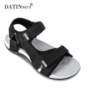 Giày Sandal Nam Quai Ngang Thời Trang DATINNOS SDDN105 - đen xám xanh