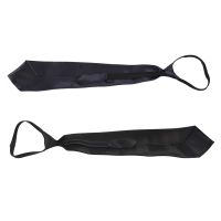 【cw】 NEW 2X Men Polyester Zip Up Necktie Tie amp; Dark