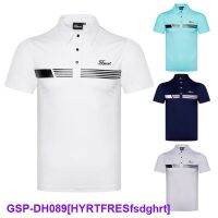 G4 Malbon DESCENNTE Honma XXIO Odyssey J.lindeberg่อย✁เสื้อโปโลตัวบนสำหรับใส่เล่นกีฬาแฟชั่นของผู้ชายระบายอากาศได้ดีแห้งเร็วเสื้อเจอร์ซีย์ใส่กลางแจ้งเล่นกีฬาในกางเกงเล่นกอล์ฟ