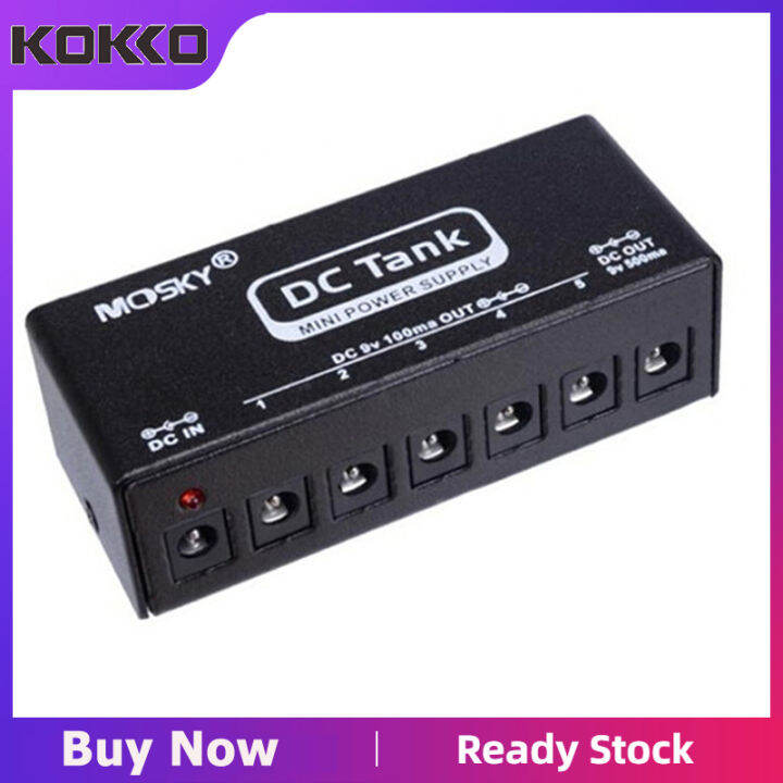 READY! KOKKO Mosky Guitar Effects Pedal Power Supply Mini 9V for 6