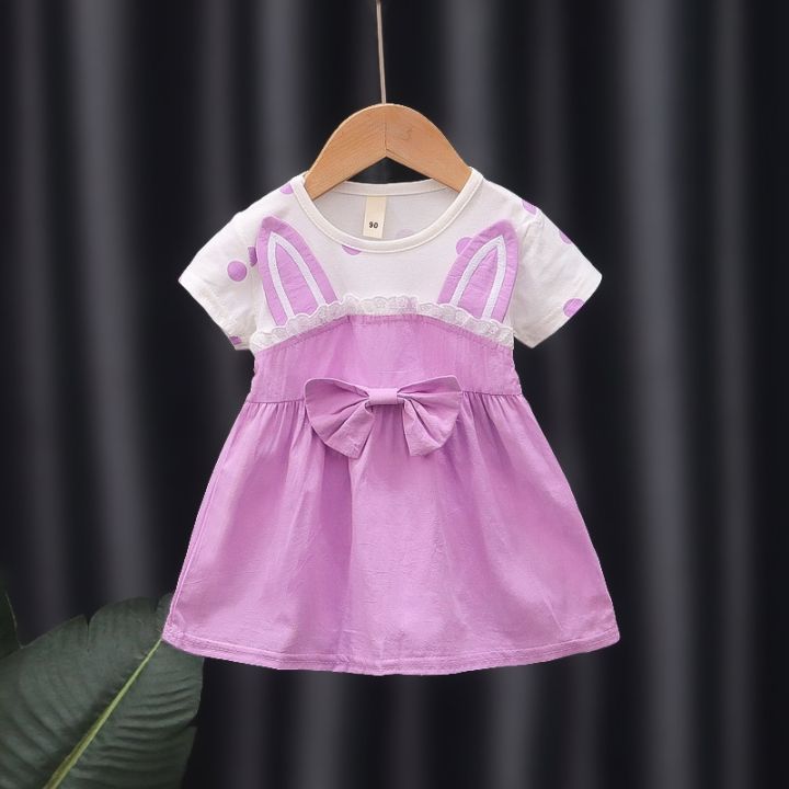 toddler-girl-dress-cartoon-rabbit-ear-princess-costume-bow-birthday-dress-baby-girl-clothes-children-a-line-dress-kid-a1024
