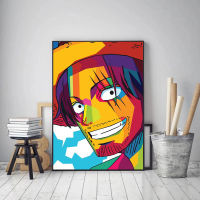 Japanese Anime Luffy Zoro Naruto Posters and Prints Pop Canvas Painting Wall Art Picture Mural Home Kids Room Decor