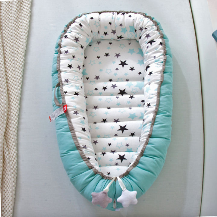 baby-sleeper-nest-bed-portable-boys-girls-playpen-crib-infant-toddler-cot-cradle-newborn-bassinet-bumper