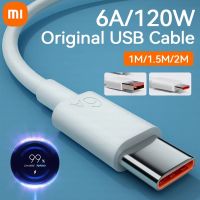 ZHOUKE ที่ชาร์จสาย Usb Type C แบบ6A Xiaomi ของแท้,เทอร์โบ120วัตต์ชนิดคาโบชาร์จเร็วสำหรับ Mi 12 11 10 Pro 9 Poco Redmi Note K30S