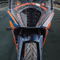 AMARK CNC อะลูมิเนียมสำหรับ KTM RC390 RC 390 2022-2023ตัวเลื่อนกรอบป้องกันล้มการ์ดแฟริ่งตัวป้องกันแผ่นกันกระแทก