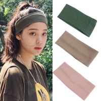 【CW】 Fashion Headband Elastic Hair Band Color Sweat Absorption for Washing Accessories New