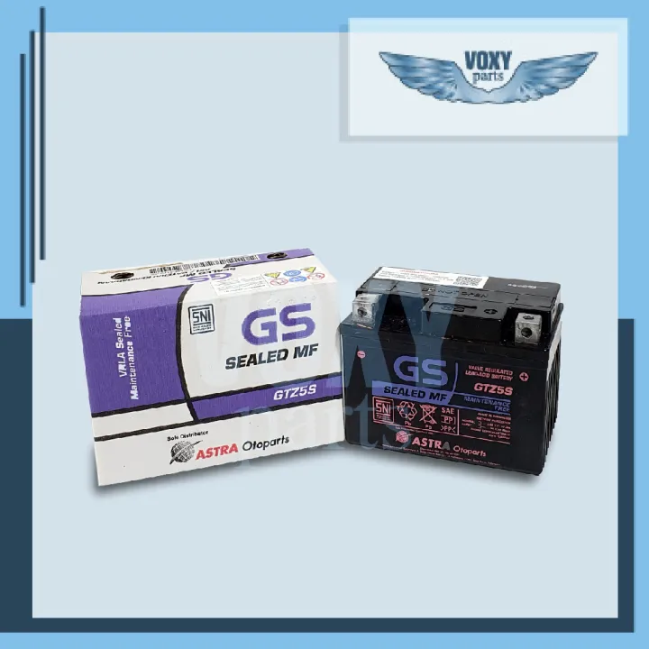 Aki Motor Honda CS 1 GS Astra RBTZ-5S GTZ5S / YTZ5S / MTZ5S | Lazada