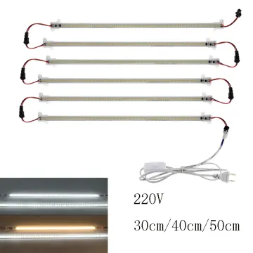 LED Tube Light 220V High Brightness 2835 30cm 50cm 72LEDs LED Bar Lights  Fluorescent Tubes for Showcase Cabinet Kitchen Lighting