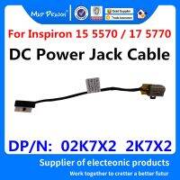 Lapdc ในสาย Dc-In แจ็คไฟ Dc สายเคเบิลสำหรับ Dell Inspiron 15 5570 / 17 5770 Cal70 02k7x2 Dc301011b00 2k7x2