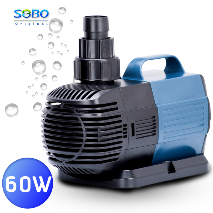 ปั๊มน้ำประหยัดไฟ-sobo-bo-8000a-eco-water-pump-60-w-ปั๊มน้ำพุ-ปั๊มน้ำตก-ปั๊มแช่-ปั๊มบ่อปลา-bo8000a