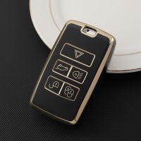 dfgvedvg TPU Car Remote Key Case Cover Shell Fob For Land Rover Range Rover Sport Velar Evoque Freelander2 Discovery Jaguar XF XJ XJL XE