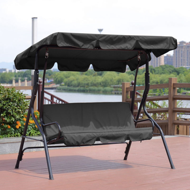 patio-water-dustproof-canopy-cover-sun-swing-canopy-hammock-3-canopy-yard-seat-top-seater-proof-ผ้าคลุมเก้าอี้กลางแจ้งสำหรับ