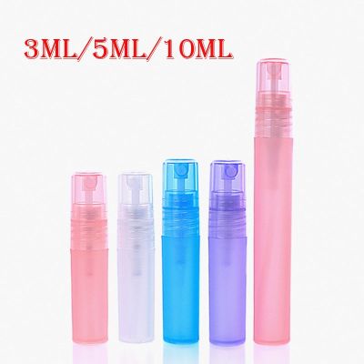 5pcs 3ml/5ml/10ml Empty Portable Atomiser Spray Bottles Perfume Pen Vials Makeup Cosmetic Plastic PP Travel Sample Containers