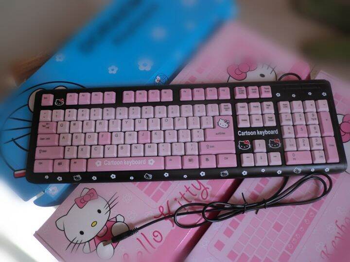 Hello Kitty Hello Kitty laptop computer cartoon cute girl USB wired
