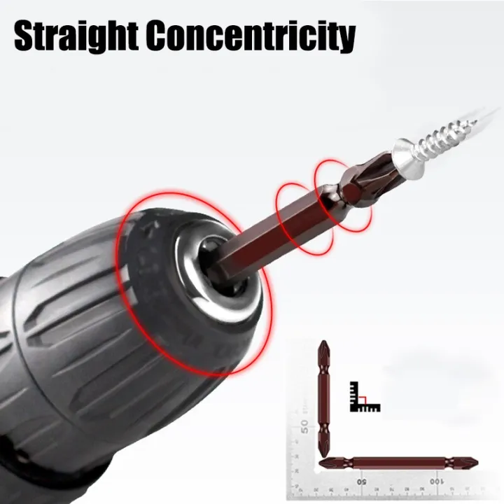 65-100-150mm-s2-hexagonal-double-head-cross-screwdriver-head-magnetic-electric-screwdriver-ph2-high-hardness-screwdriver-head-screw-nut-drivers