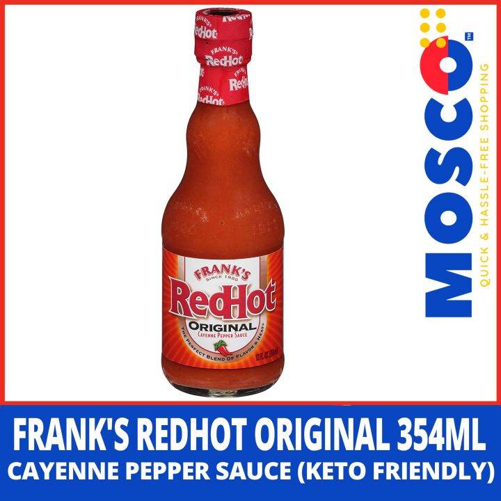 RedHot Original Cayenne Pepper Sauce (Keto Friendly), 12 fl oz(354ml