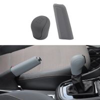 ：{“： Head Knob Cover Handbrake Hand Brake Covers Sleeve Case Key Protector Car Styling Auto Accessories UNIVERSAL Silicone Shift Gear
